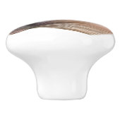 Zeemeermin staart Posh | Dusty Terracotta Peach Lu Keramische Knop (Zijkant)