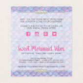 Zeemeermin Staart Schub & Parel Boutique Winkel Da Kaart (Binnenkant ongevouwen)