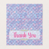 Zeemeermin Staart Schub & Parel Boutique Winkel Da Kaart (Buitenkant ongevouwen)