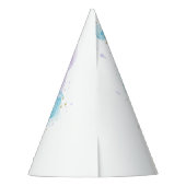 Zeemeermin Staart Waterverf Zee Verjaardag Feesthoedjes (Achterkant)