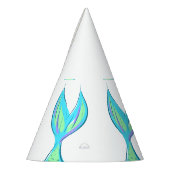 Zeemeermin staarten Papier Party Petten Feesthoedjes (Links)