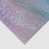 Zeemeermin staartpatroon turquoise Paarse Tissuepapier (Detail)