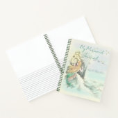 zeemeermin staren in een scheepsraam notitieboek (Binnen)