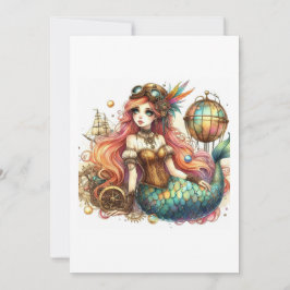 zeemeermin steampunk kaart