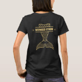 Zeemeermin Sterk 2 Donker T-shirt (Achterkant)