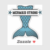 Zeemeermin Sterke sticker (Vel)
