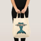 Zeemeermin Sterke Tote Bag (Voorkant (product))
