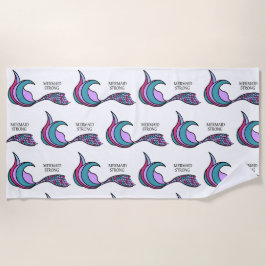 Zeemeermin Sterke Zeemeermin Staart Strandlaken