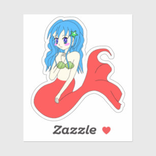 Zeemeermin Sticker