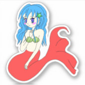 Zeemeermin Sticker (Voorkant)