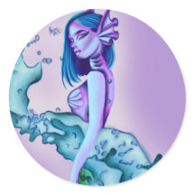 Zeemeermin sticker