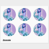 Zeemeermin sticker  (Vel)