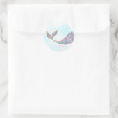 Zeemeermin sticker Glitter, Onder het zee Dank u (Tas)