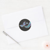 Zeemeermin sticker Glitter, Onder het zee Dank u (Envelop)