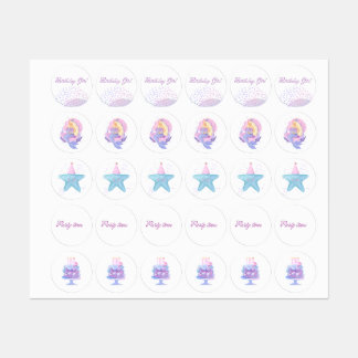 Zeemeermin Sticker Set