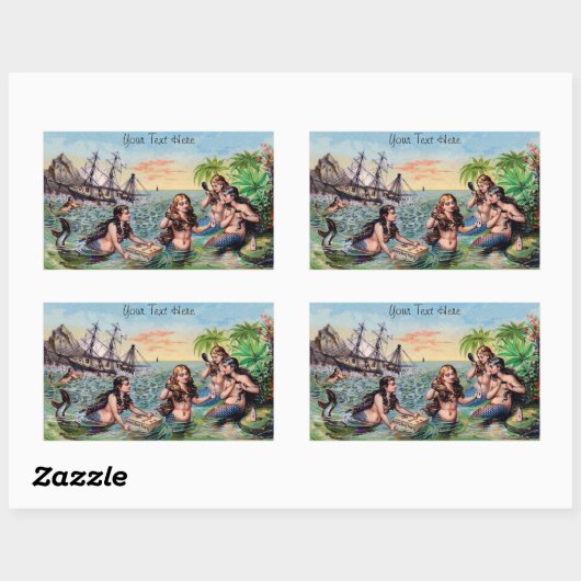 zeemeermin Stickers (Vel)