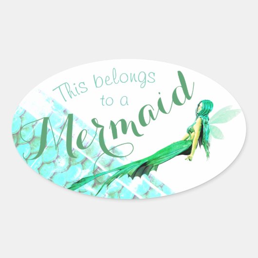 Zeemeermin Stickers (Voorkant)