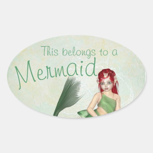 Zeemeermin Stickers (Voorkant)
