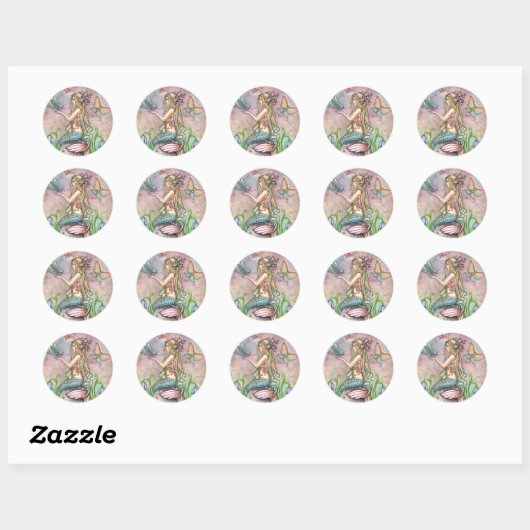 Zeemeermin Stickers van Molly Harrison (Vel)
