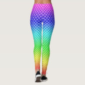 Zeemeermin Stijl ~ Volledig spectrum Leggings (Achterkant)