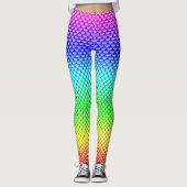 Zeemeermin Stijl ~ Volledig spectrum Leggings (Voorkant)