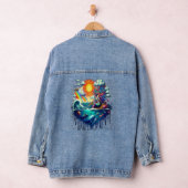 Zeemeermin Surreal Onderbewuste Zongekust Ochtend Denim Jacket (Hangar)