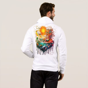 Zeemeermin Surreal Onderbewuste Zongekust Ochtend Hoodie