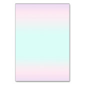 Zeemeermin Tafelnummer Zeemeermin Zitenkaart Roze  (Achterkant)