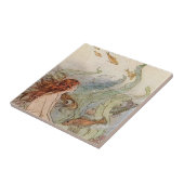  zeemeermin tegeltje (Zijkant)