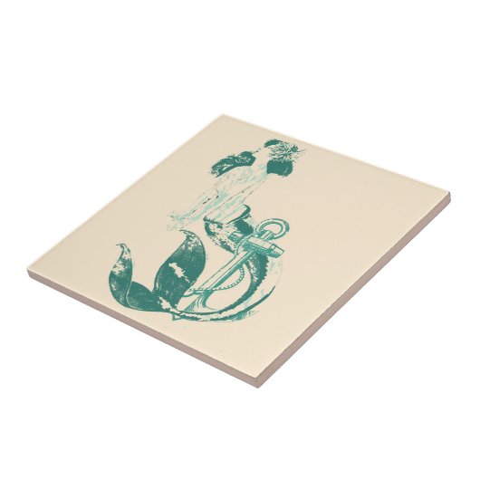 Zeemeermin Tegeltje (Zijkant)