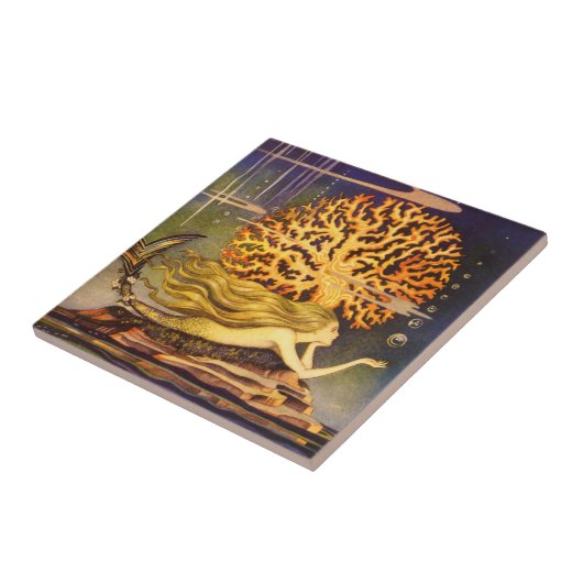  zeemeermin tegeltje (Zijkant)