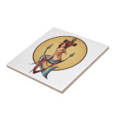  zeemeermin tegeltje (Zijkant)