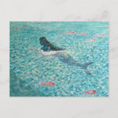 Zeemeermin tegen de Tide Briefkaart (Voorkant)