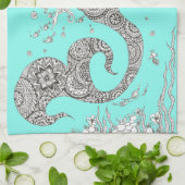 Zeemeermin Theedoek (Gevouwen)