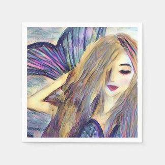 Zeemeermin thema feest aangepaste papieren borden servet