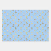 Zeemeermin thema onder het Zee Party Inpakpapier Vel (Voorkant 3)