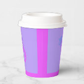 Zeemeermin thema papieren beker met deksel (Rechts)