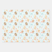 Zeemeermin thema verjaardag party wrap voor meisje inpakpapier vel (Voorkant)