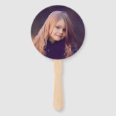 Zeemeermin Thema Verjaardagsfeestfoto Handwaaier (Achterkant)