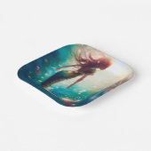 Zeemeermin themafeest aangepaste papieren borden papieren bordje (Gebogen)