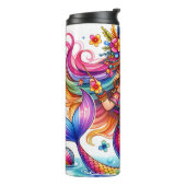 Zeemeermin - Thermische Tumbler Thermosbeker (Gedraaid links)