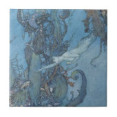  Zeemeermin Tile Tegeltje (Voorkant)