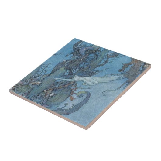  Zeemeermin Tile Tegeltje (Zijkant)