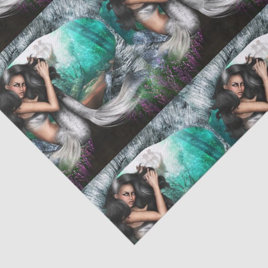 Zeemeermin Tissuepapier (Detail)