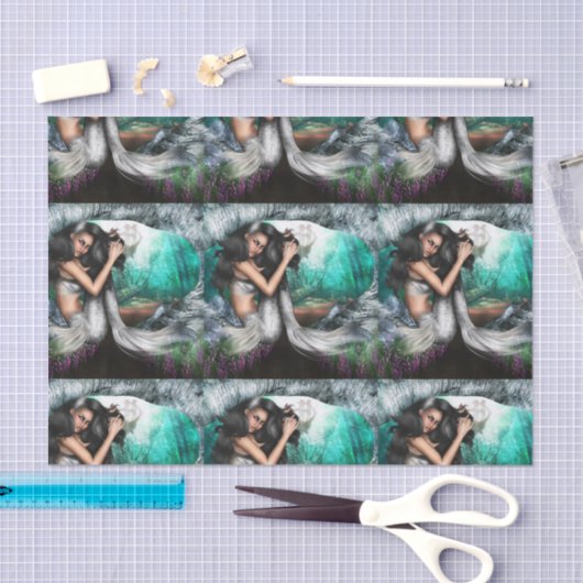 Zeemeermin Tissuepapier (Craft)