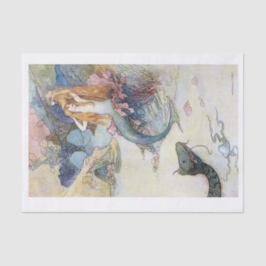 Zeemeermin Tissuepapier (Voorkant)