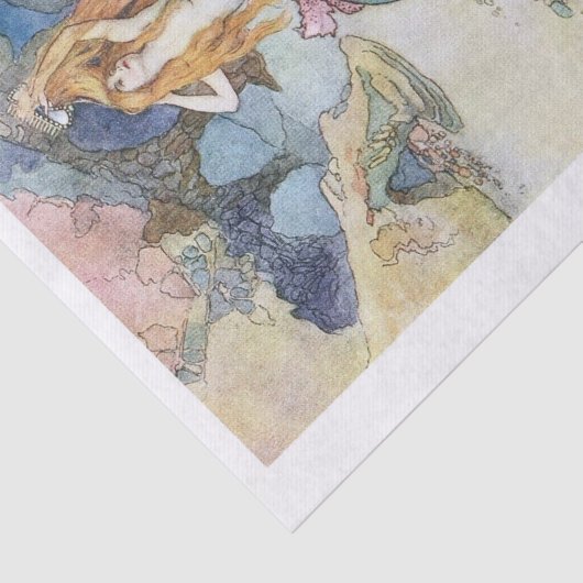 Zeemeermin Tissuepapier (Detail)