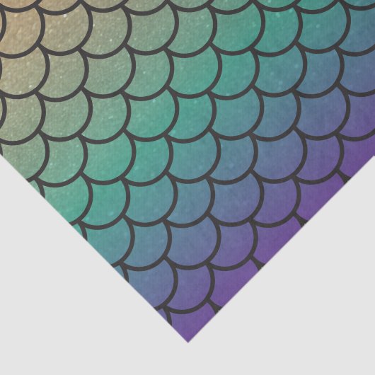  Zeemeermin Tissuepapier (Detail)