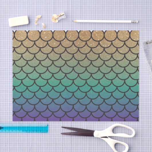  Zeemeermin Tissuepapier (Craft)