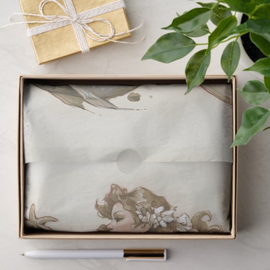  zeemeermin tissuepapier (Geschenk)